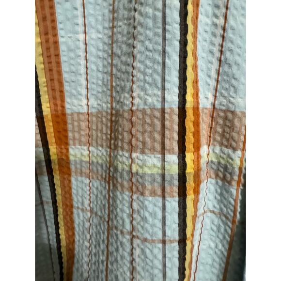Tommy Bahama Seersucker Plaid Button Down Large - Picture 5 of 5